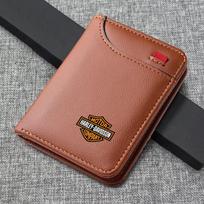 PU odos automobilio emblema Mini kortelių piniginė Nešiojama maža piniginė Harley Davidson Pan America ADV 1250 PA1250 PANAMERICA gqtsu22 brown