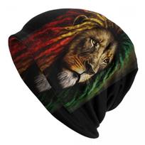 Custom Jamaican Peace Logo Bonnet Hats Cool Knitting Hat For Unisex WoUnisex Warm Winter Skullies Beanies Caps Beanies Cap brown