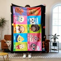Duonos Kirpykla Minkštas ir patogus flanelas Tinka sofoms svetainėms lauko stovyklavimui kelionėms ir taip pat yra puiki metinių dovana 130cmx150cm