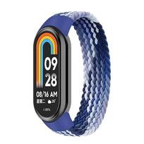 Bands for Xiaomi Mi Band 10 9 8 NFC miband smart watch accessories Replacement belt Braided bracelet correa mi band 10 straps Miband 8 9&L mėlynė