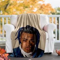 XXXtentacion flanelinis pledas minkštas visų sezonų užklotas, dizainas stovyklavimui, kelionėms automobiliu, žygiams, sofai, lovai, biurui, puiki dovana vakarėliams 100cmx150cm