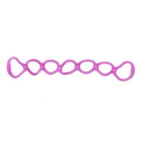Multifunction Stretch Resistance Exercise Band 7 Ring Fitness Rope Band  Leg Exercise violetinė