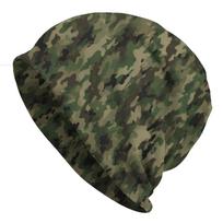 Bonnet Hats Jungle Camouflage Men Women's Thin Hat Camo (4) Street Style Cap Design Skullies Beanies Caps One Size gray