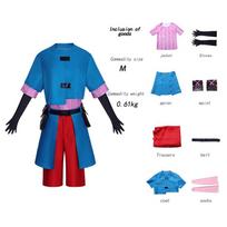 Anime Jinx Baobao Cosplay Kostiumas Lol Arcane Jinx Bao Bao Cosplay Kostiumas Fancy Moteriški Žaidimų Perukai Apranga Helovino Kostiumas 3XL 65-70kg smėlis