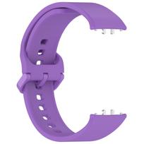 1vnt silikoninis dirželis Samsung Galaxy Fit 3 laikrodžio apyrankės išmaniojo laikrodžio apyrankės pakaitalai sportinio laikrodžio apyrankei Samsung Galaxy Fit3 apyrankės priedams Samsung Galaxy Fit 3 violetinė