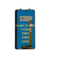 LCD Screen and Digitizer Full Assembly for Alcatel 3X 2019 OT5048 5048Y 5048A 5048I No Frame blue