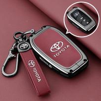 Metalinis automobilio nuotolinio valdymo pultelio dėklas Toyota Camry RAV4 Forturner Hilux Auris Corolla Avensis Verso Yaris Aygo Scion TC IM Korpusas T6 brown