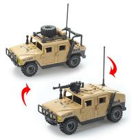 World War Army Military Soldiers Police SWAT Armored Vehicle DIY Building Blocks Bricks Children's Toys Gift