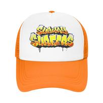 New Design Baseball Caps Subway Surfers funny game Accessories For Unisex Trucker Hats Casual Sun Cap Adjustable Fit Adjustable white