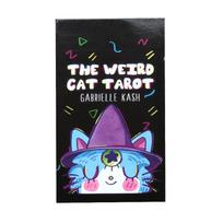 The Weird Cat Tarot In Wonderland Card Set With Paper Material For Tabletop Gaming And Gift The Weird Cat Tarot black