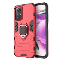 Xiaomi Redmi Note 12s Note12s galinio dangtelio telefono dėklas smūgiams atsparus šarvuotas metalinis žiedas stovas laikiklis magnetinis pritraukimas apsauga Funda CHINA&For Redmi Note12s 4g