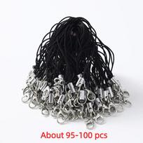 95-100 Pcs Color Hanger Clips Bag Key Ring Mobile Phone Strap Lanyard Lariat Cords Phone Lanyard String Clasp Rope A1