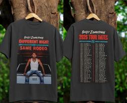Bailey Zimmerman 2026 Tour Dates Concert Tee, Retro Country Music Shirt 140 brown