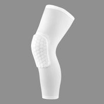 Professional Honeycomb Knee Brace Sweat-Absorbent Breathable Lengthened Basketball L, 80KG