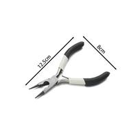 5-inch Multi-functional Angled Toothless Needle-nose Jewelry Pliers for Handmade DIY Projects. 1 piece