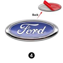 17,5x7,2cm Emblema Automobilio Priekinės Grotelių Ženklelis Ford Kuga Mustang Ranger Mondeo Fiesta Explorer Focus Transit Priedams blue