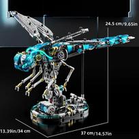 866pcs Animal Series Dragonfly Mechanical Assembly Building Blocks MOC Set Educational MOC Toy for Children Gift NO.13086 13086(no box) black