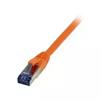 Patch kabelis RJ45 - CAT6A 500MHz - 7,5m - oranžinis - S-STP (S/FTP) - TPE/LSZH (Superflex) - AWG26 - Syner