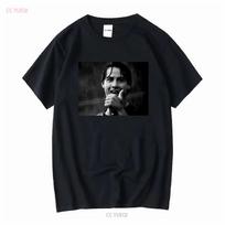 Keanu Reeves Thumbs Up Point Break Surf Photo Movie Fan T Shirt Vintage Washed Comfortable Graphic Streetwear Stylish Soft 3XL black