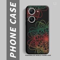 Asus Zenfone 9 10 dėklas Atsparus smūgiams Silikoninis Minkštas TPU Telefono dėklas Asus Zenfone10 9 Galinis dangtelis Madingas Animacinis mielas Pora Zenfone 10