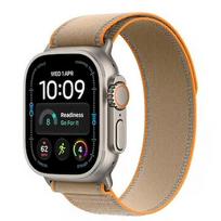 Apple Smartwatch Watch Ultra 4 GPS + Cellular 49mm Natural Titanium Case with Sand Trail Loop - S/M MJAJ4QP/A