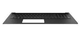 HP L24637-B31 nešiojamojo kompiuterio atsarginė dalis: korpuso apačia + klaviatūra