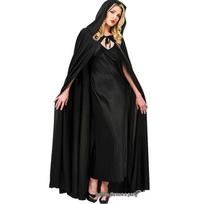 Vampyro apsiaustas Helovino kostiumas suaugusiems ir vaikams - Juodas apsiaustas su aksesuarais 70 cm black