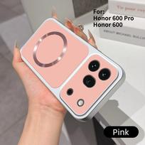 For Honor 600/600 Pro dėklas Naujas lychee raštas CD magnetinis žiedas itin plonas dangtelis For Honor 600 Pro smūgiams atsparus buferis Funda Honor 600