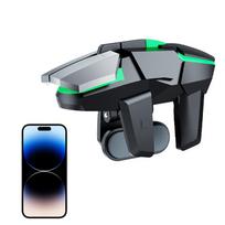 2pcs 6 Finger Mobile Phone Game Trigger for PUBG Aim Shooting Gaming Trigger Eating Chicken Artifact for Android IPhone Gamepad China Mainland gray