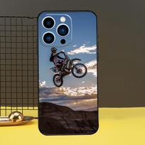 Moto Cross Motociklo Sportinis Telefono dėklas iPhone 13 12 14 11 16 15 Pro Max Plus Mini 7 8 X XR XS Max Dangtelis iPhone 13 Pro gray