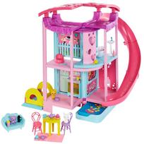 Barbie Chelsea žaidimų namelis su parduotu rinkiniu ir priedu 3 bei HCK77 Trys dalys (Lėlė Atskirai) [Persirengimo lėlė] [Lėlių namelio žaidimų rinkinys] [Amžius aukštyn]