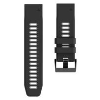 20mm Quick Release Strap For Garmin Fenix 7S 42mm Solar 6S Pro 5S Plus/Instinct 2S 40mm/Descent Mk2S Silicone Band 26mm 22mm QuickFit 20mm gray