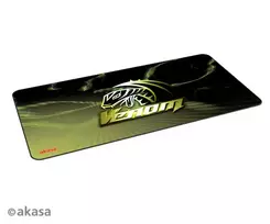 Akasa AK-MPD-03YL Pattern Rubber Gaming Mouse Pad - Yellow/Black, 320x270x3mm