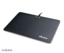 Akasa Vegas X9 LED žaidimų pelės kilimėlis, 350 x 250 mm, USB, juodas (AK-MPD-04RB)
