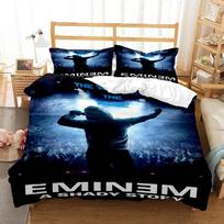 Hip -hop sänger Eminem Comfortable Duvet Quilt Cover Pillowcase Bedding Set Children Bedroom Decoration Home Textile EU Single 135*200cm/53x79in 3pcs