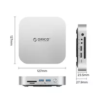 ORICO MiniLink 9-in-1 USB-C Docking Station su M.2 SSD korpusu - Sidabrinė