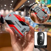 Toyota Camry, Corolla, Levin, Avalon, Highlander, RAV4, CHR Key Cover with Metal Buckle black
