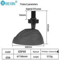Beixin Universalūs Neslystantys Trikojo Kojelių Pagalvėlės DSLR 3/8  Varžtui Monokojo Pagrindui black