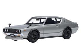 AUTOart 1/18 Nissan Skyline 2000GT-R (KPGC110) Derinta Versija Sidabrinės Apdailos Gaminys 77466 gray