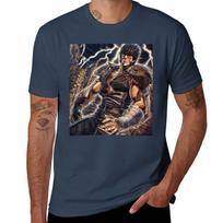 Kenshiro  Hokuto No Ken Tshirt Large Size Soft Cotton Tshirt S black