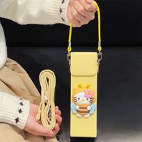 DJI Pocket 3 & 4 Cartoon Honey Kitty Protective Case with Creative Storage Bag. DJI Pocket 4 beige