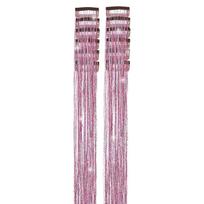 Hair Kit Pack Of 12 Pcs Hair Clip In 19.6Inch Glitter Hair Extensions Heat Resistant Clip In Hair Hair Accessories One Size violetinė