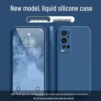 Vivo X60 Pro+ Solid Color Silicone Case - Full Coverage Drop Protection, Straight Edge Design. vivo X60 Pro+ - 1 Case
