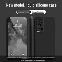 Vivo X60 Pro+ Solid Color Silicone Case - Full Coverage Drop Protection, Straight Edge Design. vivo X60 Pro+ - 1 Case