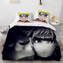 Bandai Printed Naruto Duvet Quilt Cover Comforter Cover Set Home Textiles Christmas Gift Bedding Set For Bedroom Decor Bedcloth EU Single 135*200cm/53x79in 3pcs