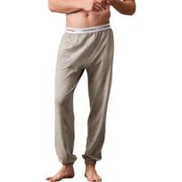 Calvin Klein Letter Casual Comfortable Sleep Pants Men bottoms Medium-Gray NM2851-032 L gray