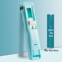 Multi-Function Student Paper Push Clip and Stapler