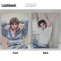 GUESS STRAY KIDS HYUNJIN Korėja Pop-Up Lookbook Raktų pakabukas Oficialus OFFICIAL Lookbook gray