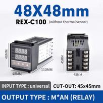 New Alarm REX-C100 110V to 240V 0 to 1300 Degree Digital PID Temperature Controller Kits with K Type Probe Sensor RELAY  OUTPUT