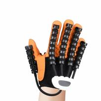 Five-Finger Rehabilitation Robot Gloves Portable Hand Rehabilitation Gloves  Stroke Recovery L-Right hand glove black